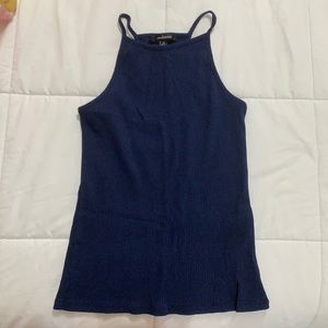 navy blue tank top